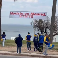 'Moriste en Madrid': Boca se encontró con un pasacalles muy picante en Uruguay y así reaccionó
