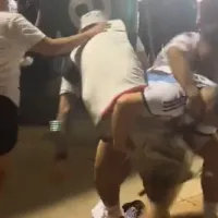 Escándalo: un fanático de Messi tuvo una brutal pelea con dos hinchas del FC Dallas