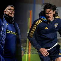 Con Cavani titular: el XI de Boca que probó Almirón