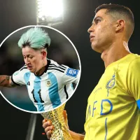 Yamila Rodríguez le escribió a CR7 tras su título en Arabia: \&#039;Verte feliz...\&#039;