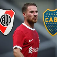 El divertido cruce entre Mac Allister y Darwin Núñez en Liverpool: \'Tira para River\'