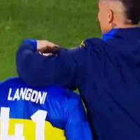 VIDEO  El desgarrador llanto de Langoni tras el triunfo de Boca: ¿Volvió a lesionarse?