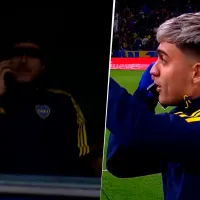 VIDEO ¿Qué se dijeron? Riquelme llamó por teléfono a Zeballos apenas terminó el partido