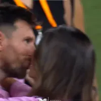 VIDEO  Emotivo: el encuentro de Messi con Anto Roccuzzo tras el título de Inter Miami