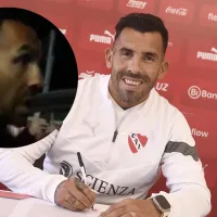 VIDEO  Tevez, CARA A CARA con la barra de Independiente a horas de asumir como DT