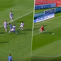 López Muñoz gambeteó a cuatro rivales y clavó un golazo para Godoy Cruz