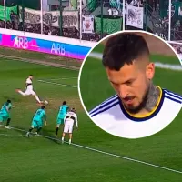 Insólito: Sarmiento le regaló un penal a Boca y Benedetto lo erró