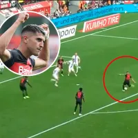 VIDEO  Exequiel Palacios inauguró su temporada goleadora con Bayer Leverkusen