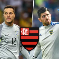 Julio César respaldó a Rossi en Flamengo: \'Es un gran arquero\'