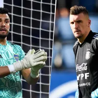 Romero habló de los arqueros de la Selección y se olvidó de Armani