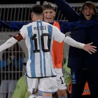\&#039;El Rey\&#039;: la historia que subió Garnacho tras su abrazo con Messi