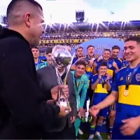 VIDEO  No se vio: el gesto de Riquelme a los juveniles de Boca tras consagrarse campeones