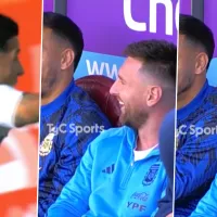 VIDEO  La reacción de Messi ante el golazo de Enzo Fernández