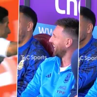 VIDEO La reacción de Messi ante el golazo de Enzo Fernández
