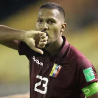 Apoyó total: la reacción de los jugadores River ante el gol de Rondón en Venezuela