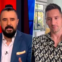 Álvaro Morales intentó burlarse del beso de Migue Granados a Messi, pero recibió su merecido