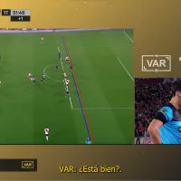 Audio VAR: así anularon el gol de Paulo Díaz