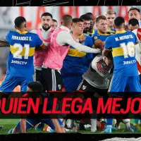 ¿Quién llega mejor al Superclásico entre Boca y River? Números, datos y previa