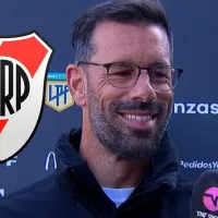 Van Nistelrooy visitó el River Camp tras presenciar el triunfo ante Boca