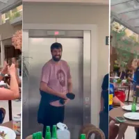 VIDEO El cruce de Azzaro con los hinchas de Boca antes del duelo ante Palmeiras en Brasil