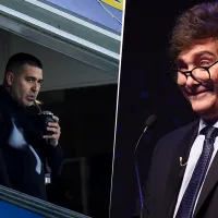 Los likes de Milei en contra de Riquelme tras la derrota de Boca ante Fluminense