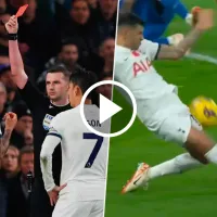 VIDEO  Penal y roja: brutal plancha de Cuti Romero a Enzo Fernández