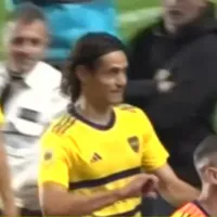 No se vio: el gesto de Cavani a los hinchas de San Lorenzo tras el empate de Boca