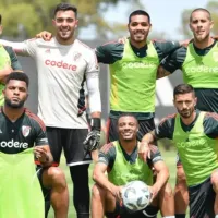 Tobías Leiva, el juvenil que se entrenó con la Primera de River