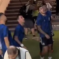 VIDEO  El escupitajo de Di María a hinchas brasileños