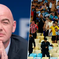 Fuerte comunicado de Infantino por la represión en Brasil vs. Argentina