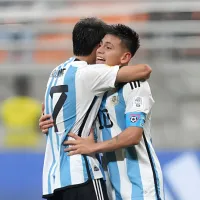 Echeverri brilló, Argentina goleó a Brasil y está en semifinales del Mundial Sub 17