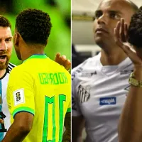 El padre de Rodrygo Goes, irónico, salió al cruce de Messi: \'El santo...\'