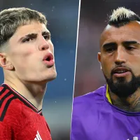 Arturo Vidal liquidó a Garnacho por su festejo de gol