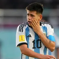 Desconsolado llanto del Diablito Echeverri tras la eliminación de Argentina