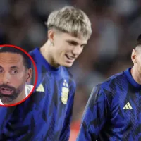 Ferdinand, sobre por qué Messi dejó de seguir a Garnacho: \&#039;¿Quién es el GOAT? Cristiano\&#039;