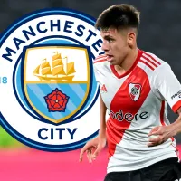 Festeja River: el tiempo que Manchester City dejaría a Echeverri a préstamo