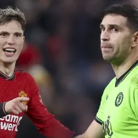 Garnacho vapuleó a Dibu Martínez y Aston Villa no pudo ser líder de la Premier League: resultado, goles y resumen