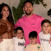 Rodeado de familia, así recibió Lionel Messi el 2024