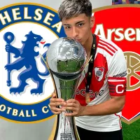 ¿Lo pierde River? Desde Europa informan que Chelsea y Arsenal quieren a Agustín Ruberto