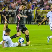 Messi jugó un solo tiempo e Inter Miami igualó ante El Salvador en su primer amistoso