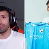 La postura del Kun Agüero sobre el traspaso de Echeverri al City: \'tendrá que luchar...\'