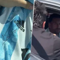 Habló el hincha que le revoleó la camiseta a Messi: se enteró por Instagram y lo persiguió con el auto