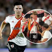 (VIDEO) El llanto de la familia Mastantuono tras el debut de la joya de River