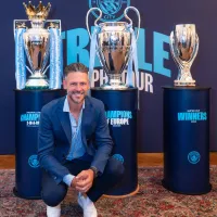 Demichelis visitó al Manchester City y los hinchas de River propusieron un trueque