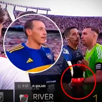 (VIDEO) \&#039;Cornudo\&#039;: la piña de Armani a Lema y la furiosa reacción del defensor