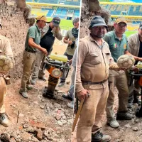 El tesoro de 50 años desenterrado en las obras del Gigante de Arroyito