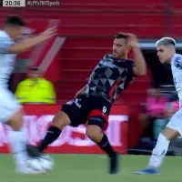VIDEO  Polémica total: le metió un planchazo de roja a Marcone y un rato después marcó el gol de Barracas