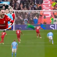 VIDEO  Penal perfecto de Alexis Mac Allister para empatar las acciones entre Liverpool y Manchester City