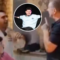 Turco García se agarró a piñas en su programa:  Luquitas Rodríguez y Coscu fueron testigo