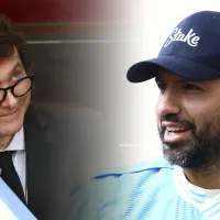 Javier Milei habló con el Kun Agüero para que las SAD lleguen al fútbol argentino